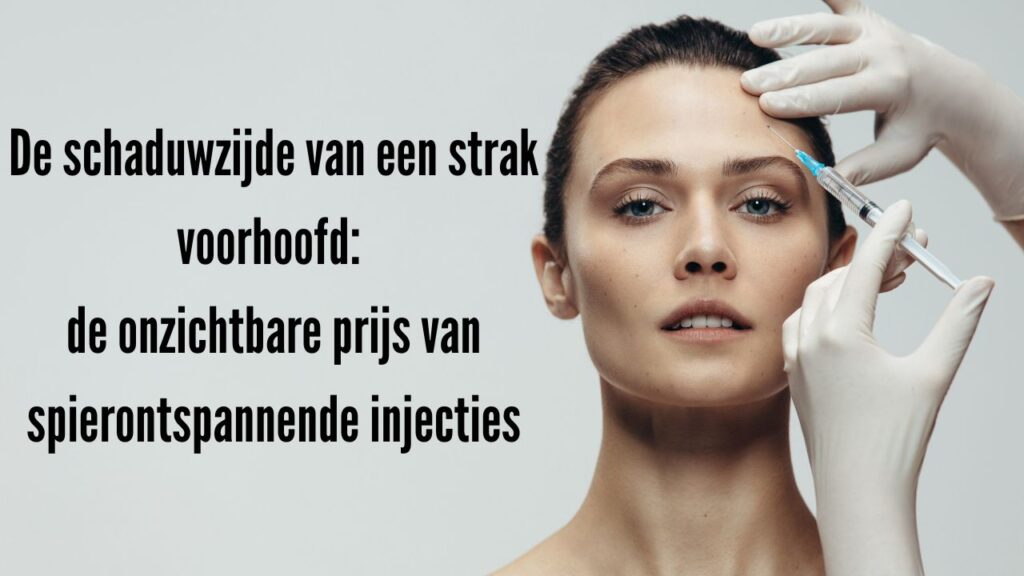 De schaduwzijde van een strak voorhoofd: de onzichtbare prijs van spierontspannende injecties